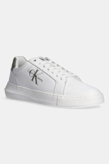 Kožené tenisky Calvin Klein Jeans YM0YM00681 CHUNKY CUPSOLE MONOLOGO YM0YM00681
