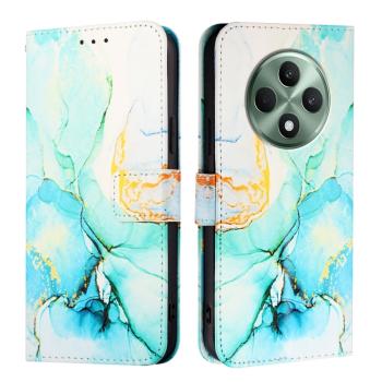 ART MARBLE Peňaženkový kryt pre Oppo Reno12 FS 5G GREEN