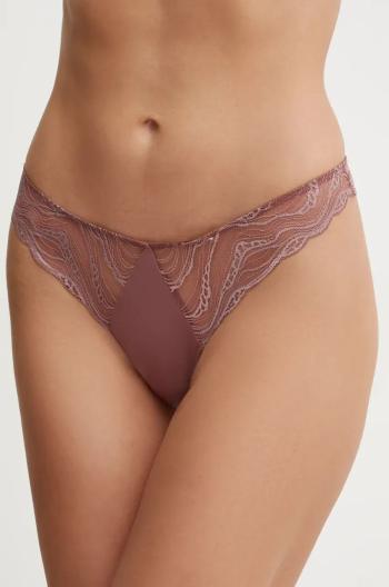 Tangá Calvin Klein Underwear ružová farba, 000QF8093E