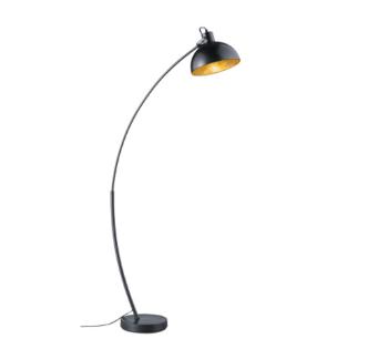 Stojaca lampa Reality Recife čierna R46041032