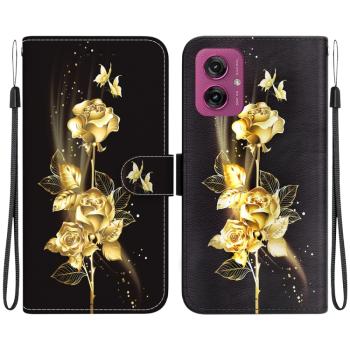 ART Peňaženkový kryt pre Motorola Moto G55 5G GOLD ROSE