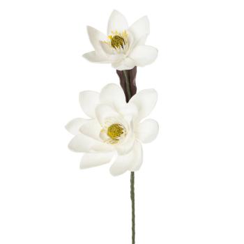 ArtFir Umelý kvet FLORE 714 | biela 20 x 84 cm