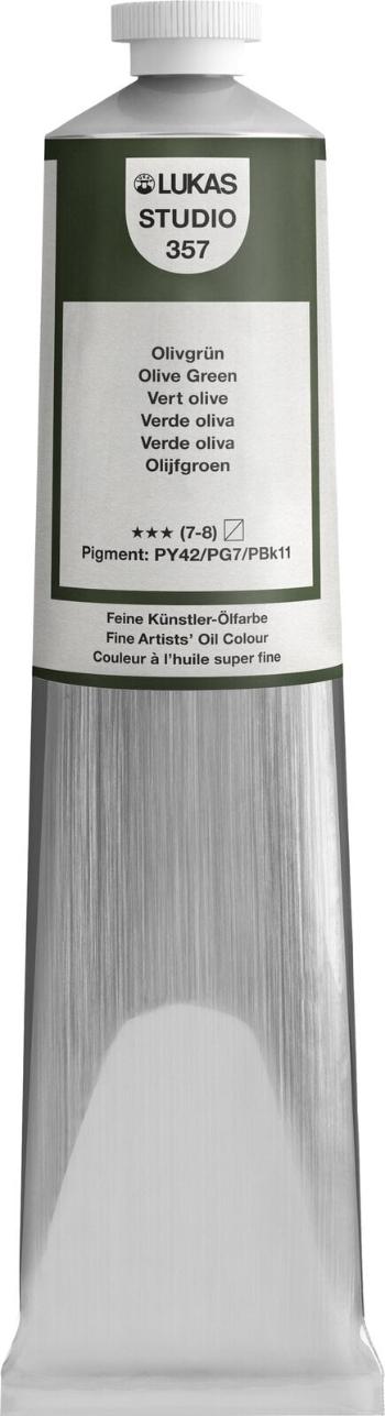 Lukas Studio Aluminium Tube Olejová farba Olive Green 200 ml 1 ks