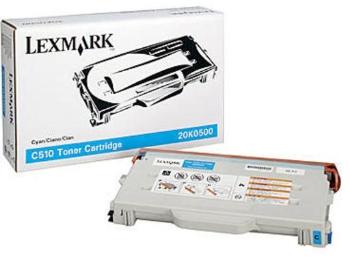 Toner LEXMARK 20K0500 cián