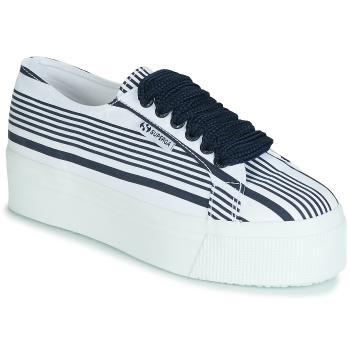 Superga  2790 COT MULTI STRIPE W  Nízke tenisky Biela