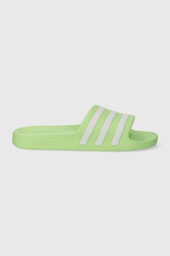 Šľapky adidas Adilette zelená farba, IF6046