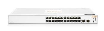 HPE Networking Instant On Switch 24p Gigabit 2p SFP Fanless 1830