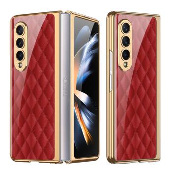 GKK GLASS Ochranný kryt Samsung Galaxy Z Fold4 5G RED RHOMBUS