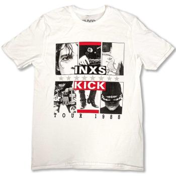 INXS tričko KICK Tour Biela L