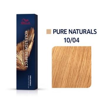 Wella Professionals Koleston Perfect Me Pure Naturals profesionálna permanentná farba na vlasy 10/04 60 ml