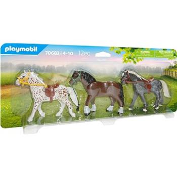 Playmobil 3 kone: Frísky, Knabstrupský & Andalúzky (4008789709998)