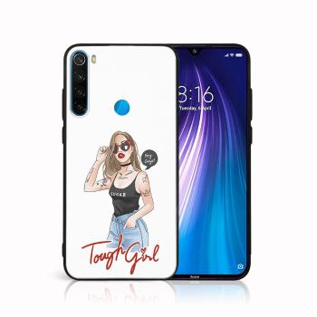 MY ART Ochranný obal Xiaomi Redmi Note 8 -TOUGH GIRL (131)