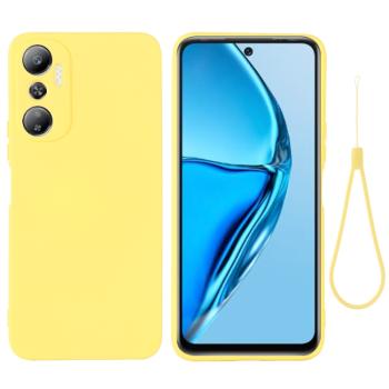 RUBBER Ochranný kryt pre Infinix Hot 20 žltý