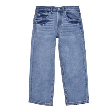 Levis  LVB STAT LOOSE TAPER JEANS  Rovné džínsy Modrá