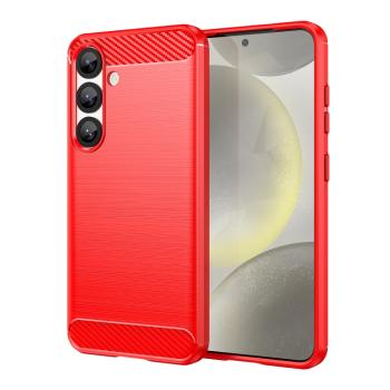 FLEXI TPU Ochranný kryt Samsung Galaxy S25 5G červený