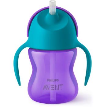 Philips Avent Cup with Straw hrnček s ohybnou rúrkou 9m+ Girl 200 ml