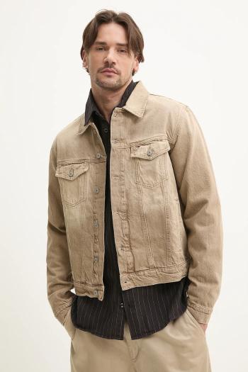 Rifľová bunda Tommy Jeans prechodná, DM0DM21857