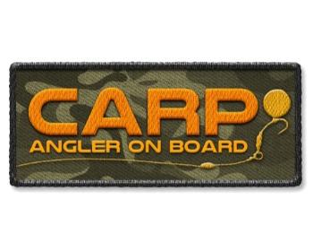 4anglersdesign samolepka 73 carp angler on board