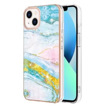 IMD MARBLE Ochranný kryt Apple iPhone 15 GREEN GOLD