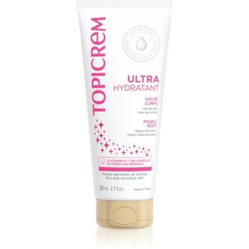 Topicrem UH BODY Ultra-Moisturizing Pearly Body telové mlieko na citlivú pokožku s perleťovým leskom 200 ml