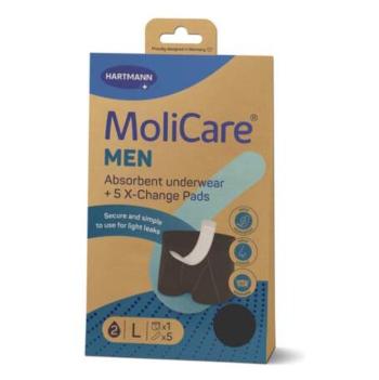 MOLICARE Men L absorpčná bielizeň 1 kus + X-change vložka 5 kusov