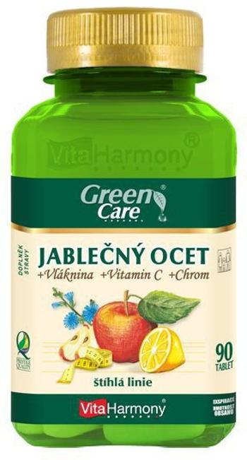 VITAHARMONY Jablčný ocot + vláknina + chróm + vitamín C 90 tabliet