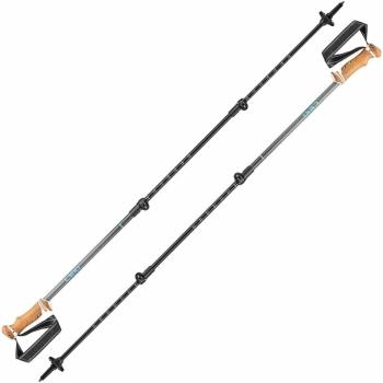 Leki Lhasa Mint/Dark Anthracite/White 90 - 125 cm Turistické palice