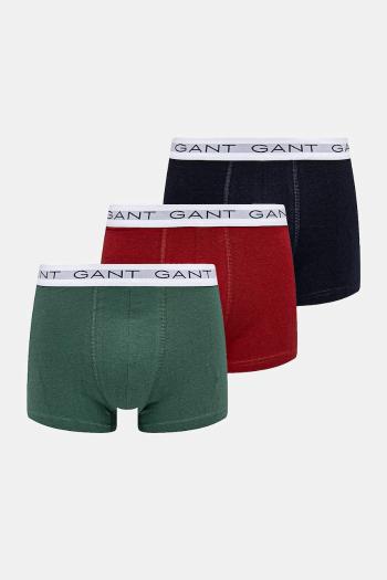 Boxerky Gant 3-pak pánske, biela farba, 902443003