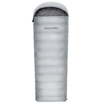 Naturehike kombinovaný páperový spací vak RM80 veľ. L 1 500 g – sivý (NH22YD00380L)