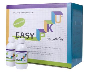 PKU Easy Shake&Go, pomarančový prášok bez fenylalanínu, 30x34 g