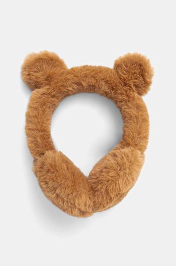 Detské nášivky UGG FAUX FUR EARMUFF W EARS hnedá farba, 21704