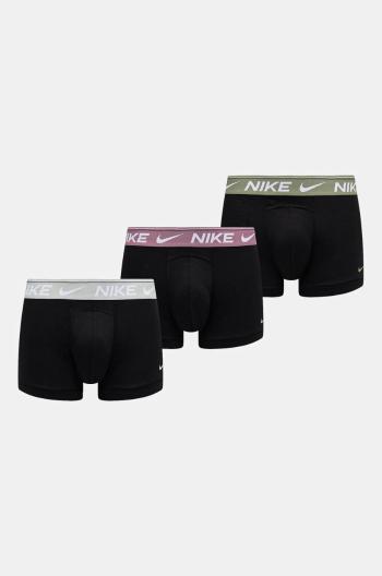 Boxerky Nike 3-pak pánske, čierna farba, 0000KE1256