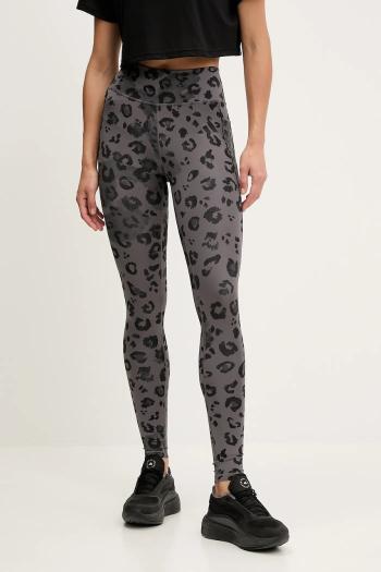 Termoaktívne legíny adidas Performance Optime Essentials Full Length Leggings Print šedá farba, vzorovaná, JN2650