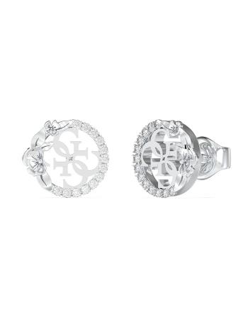Guess Oceľové kôstkové náušnice 4 Love JUBE05041JWRHT/U