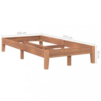 Postel masivní teak Dekorhome 100x200 cm