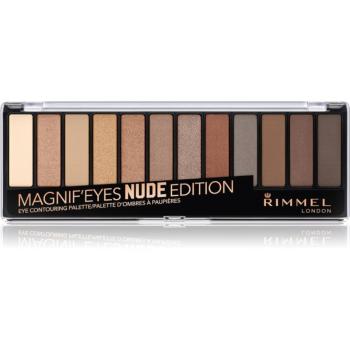 Rimmel Magnif’ Eyes paletka očných tieňov odtieň 001 Nude Edition 14.16 g