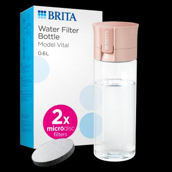 BRITA Fill&Go Vital filtračná fľaša na vodu, marhuľová 0.6 l