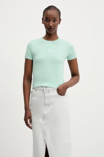 Tričko Guess Jeans dámske, zelená farba, W5GI38 J1314