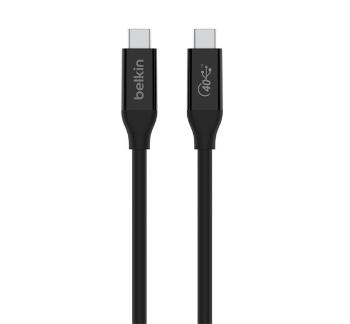 Belkin Connect USB-C / USB-C töltő- és adatkábel 0,8m, fekete