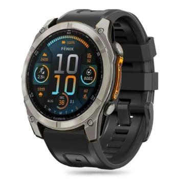 Tech-Protect Silicone remienok na Garmin Fenix 5 / 6 / 6 Pro / 7 / 8 47mm / E / 8 47mm, black