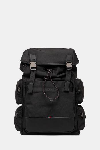 Ruksak Tommy Hilfiger pánsky, čierna farba, veľký, jednofarebný, AM0AM13548
