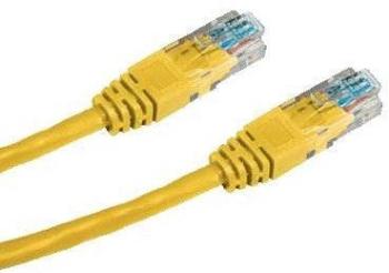 Hálózati kábel Datacom CAT6, UTP, 3m, sárga