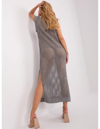 Dámské šaty na léto maxi AYA šedé