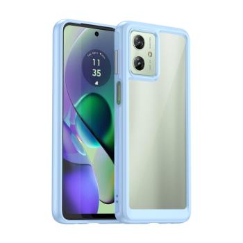 CRYSTAL Ochranný kryt pre Motorola Moto G54 modrý