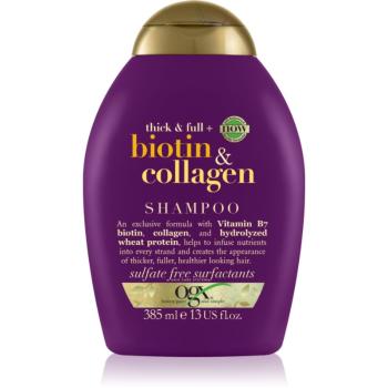 OGX Biotin & Collagen zhusťujúci šampón pre objem vlasov 385 ml