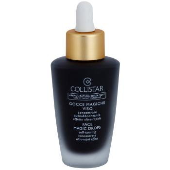 Collistar Magic Drops Face Self-Tanning Concentrate samoopaľovací koncentrát na pleť pre intenzívne opálenie 50 ml