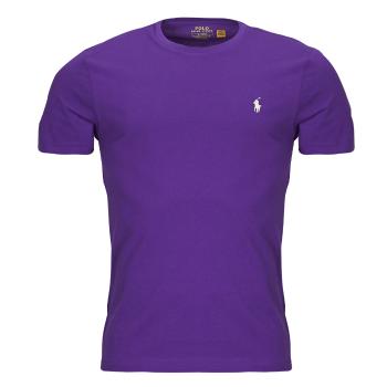 Polo Ralph Lauren  T-SHIRT AJUSTE EN COTON  Tričká s krátkym rukávom Fialová