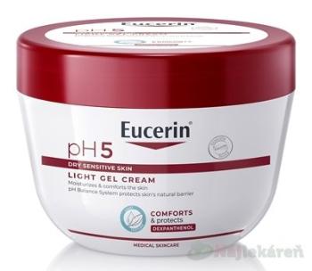 Eucerin pH5 Ľahký gél-krém pre suchú a citlivú pokožku 350 ml