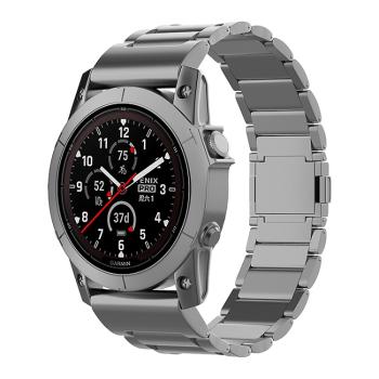 CLASSIC Kovový remienok pre Garmin Fenix 7 / Forerunner 965 šedý