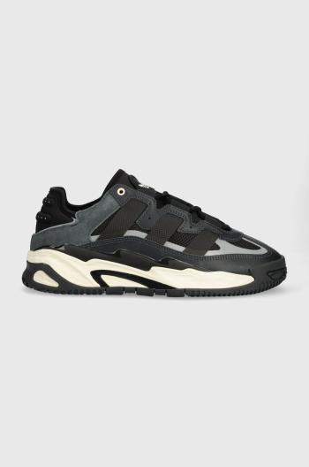 Kožené tenisky adidas Originals Niteball čierna farba, ID8067